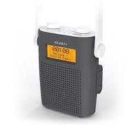 Majority Eversden Grey Splash Proof Portable Dab Radio Grey