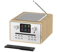 Majority Homerton 2 Smart Internet Radio DAB+ CD Player Oak