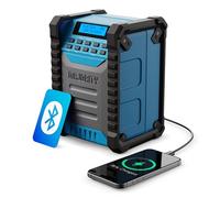 MAJORITY Landbeach Portable DAB Radio with Bluetooth, 28hr Battery | USB-C Rechargeable Battery & Power Bank | DAB+/FM Site Radio, 80 Presets | IP54 Dust & Water Resistant | Bass Boost Speaker