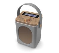 Majority Little Shelford - DAB/DAB+ Digital & FM Radio - Portable Wireless - Bluetooth - Stereo Sound - Dual Alarm Clock - Leather Effect Finish - M