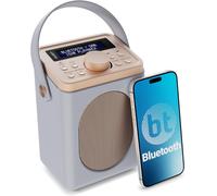MAJORITY Little Shelford Portable DAB+ Radio with Bluetooth | 15 Hour Battery Pl