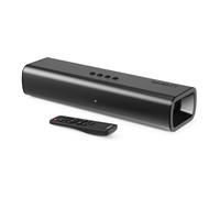 Majority Naga 40 - Bluetooth 80W Tv Sound Bar For Smart Tv, 2.1 Channel, 3D Sound | Eq Control, Hdmi Arc, Optical, Aux, Remote, And Wall Mountable Soundbar For Tv 39 X12X8Cm, Black