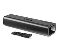 Majority Naga 40 - Bluetooth 80W Tv Sound Bar For Smart Tv, 2.1 Channel, 3D Sound | Eq Control, Hdmi Arc, Optical, Aux, Remote, And Wall Mountable Soundbar For Tv 39 X12X8Cm, Black