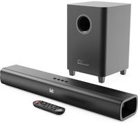 Majority Naga 60 Plus 2.1 Wireless Sound Bar System, Black