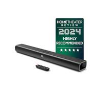 MAJORITY Naga 80 Bluetooth Soundbar for TV | 140W 2.2 Channel Sound Bar with Built-In Subwoofer 2×2.5" | 3D Surround Sound, HDMI ARC, Optical, AUX, USB | Wireless TV Speaker
