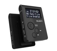Majority Petersfield Go Portable DAB+/FM Pocket Radio -Black