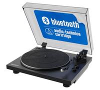 MAJORITY Stylo Bluetooth Turntable Record Player | Vinyl Player & Record Deck | AT3600L Cartridge, 33/45 RPM, 7”-12” Records, Phono/Line Out, Anti-Skate, Pitch Control & Aluminium Platter (Flat Black)