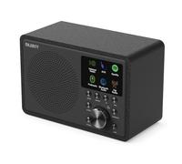 MAJORITY Internet Radio receiver DAB and FM | Bluetooth, Podcast, Octive and Spotify radio | App Control | Multi-Alarm clock radio | 50 presets | DSP Speaker | Bedside DAB radio with Bluetooth TOURO