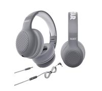 MAJORITY Wired Kids Headphones Over Ear | Comfort Soft Cushion Earpads | Lightweight & Fully Foldable Childrens Headphones Superstar | 85-94db Volume Limiter for School, Travel & Home | Grey