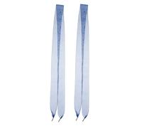 MAJORMENCH 1 Pair Candy Color Flat Shoelaces Chiffon Ribbon Satin Laces for Women Soft Satin Shoestrings for Sneakers High Heels Sandals Stylish Lace Details for Versatile Use