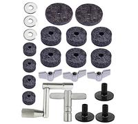 MAJORMENCH 1 Set Drum Cymbal Felt Pads Set Antiskid Washers Tubes Durable Accessory for Drum Kits Easy Installation Cymbal Replacement for Musicians