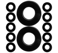 MAJORMENCH 100pcs Drum Set Accessories Plastic Cymbal Stand Tube Washers Pads Non-slip Drum Fittings Protect Threads and Set Surface for Electronic Outdoor Performance