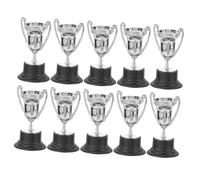 MAJORMENCH 10pcs Award Trophies Silver Color Sports Competition Prize for Party Decorations Family Reunion gifts for for for for for for and Reward Recognition for Winners