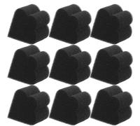 MAJORMENCH 10pcs Black Face Painting Sponges for Women, Multipurpose Makeup Sponge Set with Smooth Application and Portable Design, for Small Face Makeup, Foundation, and Wet Dry Dual-use