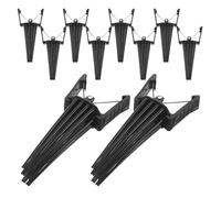 MAJORMENCH 10pcs Hair Root Lifter Volumizer Clips Volumizing Clips for Hair Lift Lightweight Design No-trace Grip Portable Plastic 8 Shape Women Parties Travel