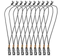 MAJORMENCH 10pcs Hand-woven Necklace Crystal Cage Pendant Vintage-inspired Artificial Leather Lightweight Comfortable Necklace for Special Events Elegant Unique Vintage Design