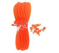 MAJORMENCH 10pcs Model Airplane Propeller Blades for Glider Tiger Helicopter Aerodynamic Rubber Band Power Parts Replacement for Rc Aircraft DIY Projects