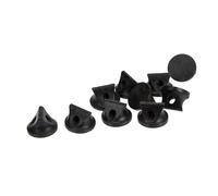 MAJORMENCH 10pcs Replacement Erhu Bridge for Traditional Chinese Musical Instrument, Black Composite Material, Easy to Use and Not Easy to Deform, for Beginners and Erhu Players