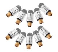 MAJORMENCH 10pcs Stylus Pen Replacement Tips with Conductive Fiber Nibs Threaded for Capacitive Touch Screens High Sensitivity Stylus Nibs for Precise Writing and Drawing