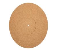 MAJORMENCH 12-Inch Natural Cork Turntable Mat Groove, 3Mm Thick Vinyl Record Protective Pad for Record Players, Disc Shock Absorption Accessory for Vinyl Playback