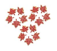 MAJORMENCH 15PCS Maple Leaf Brooch Pins for Women Autumn Fall Maple Leaf Lapel Pins Elegant Canada Day Costume Jewelry Accessories for Dresses Bags Backpacks for Thanksgiving