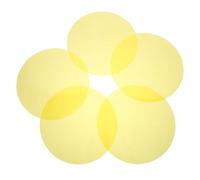 MAJORMENCH 15pcs Yellow Ambient Lighting Gel Stickers Self-adhesive Pet Color Illumination Gel Filters for LED Spotlights Preserving Lighting Intensity for DIY and Bedrooms