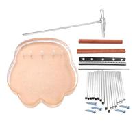 MAJORMENCH 17-key Kalimba Thumb Piano Finger Piano DIY Assembly Kit Small Musical Instrument and Beginners, Portable African Mbira for Christmas and School Music