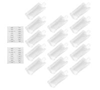 MAJORMENCH 17pcs Travel Lotion Shampoo Refillable Bottles Set with 15×100ml Leakproof Containers and 2 Waterproof Label Stickers, Portable Cosmetic Storage Pouches for Makeup and Toiletries