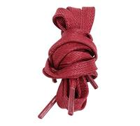 MAJORMENCH 1Pair Waxed Cotton Flat Shoelaces for Sneakers Casual Shoe Ties Durable Elegant Laces Deep Dying Process