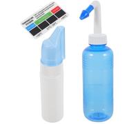 MAJORMENCH 1set Nasal Irrigation Bottle Portable Nose Cleaner Temperature Indicator for Daily Nasal Wash and Sinus Relief Leak Design for Safe Use