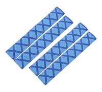 MAJORMENCH 2 Pairs Blue Anti-slip Drumstick Covers Wraps for Drumsticks, Made of Irradiation Cross-linked Polyethylene with Repeatable Water Washing, for Drum Players to Enhance Grip