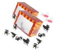 MAJORMENCH 2 Set DIY Shadow Puppets Theater Kit for Educational Craft Set with Handmade Puppet Show Interactive Storytelling Easy Assembly Creative Imaginative Play for Boys