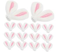 MAJORMENCH 20pcs Ear Hairpin Making Kit Bunny Ear Accessories for Craft Projects Hair Clips for Adults for Easter and Fun DIY Activities
