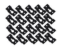 MAJORMENCH 20pcs Heavy Duty Iron Keyhole Speaker Hangers Shelf Brackets for Wall Mounting Picture Frames Posters Clocks Mirrors Rust Speaker Stand Accessories