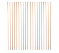 MAJORMENCH 20pcs Wood Stick, Experimental Wood Rod for Oxygen Combustion and Reignition Experiments, Khaki Wooden Rod for Teachers, Laboratory and Life Science Applications