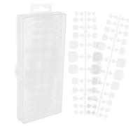 MAJORMENCH 240pcs Full Cover Fake Toe Nail Tips for Women Clear Matte False Toenails with Multiple Non-crack Nail Art Supplies for DIY Manicure and Pedicure