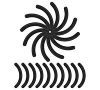 MAJORMENCH 24Pcs Eyelash Curler Replacement Rubber Pads Soft Lash Curling Clip Refills with Box, Universal Eyelash Curler Refill Pads for Curling and Lash Care