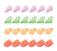 MAJORMENCH 24pcs Glow the Dark Resin Conch Shells, Miniature Spiral Seashells for Coastal Party and Crafting Decoration