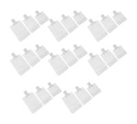 MAJORMENCH 24pcs Leakproof Plastic Travel Bag for Lotion Squeezable Shampoo Holder Zipper for Travel Toiletry Bag and Cosmetics Organiser