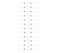 MAJORMENCH 24pcs Magnetic Nail Color Display Tips for Nail Gel Polish Practice Portable Plastic Manicure Sample Board with Professional Colour Matching for Home and Salon Use by Beginners