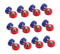MAJORMENCH 24Pcs Mini Shuffleboard Pucks Replacement Beads for Tabletop Curling Game for Family Fun Hand Eye Coordination Development and