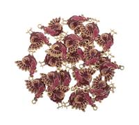 MAJORMENCH 24pcs Thanksgiving Turkey Charms Fall Accessories for DIY Jewelry Making Alloy Pendants for Bracelets Earrings Festive Autumn Ornaments Craft Supplies for Women