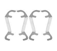 MAJORMENCH 2pairs Speaker Junction Box Silver Audio Connectors for Speaker Box Loudspeaker DIY Repair