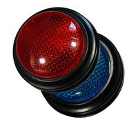 MAJORMENCH 2pcs Classroom Answer Button Quiz Buzzer with Sound and Light Easy-use Plastic Game Show Props for Team Competitions Party Play and Learning Activities