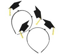 MAJORMENCH 2pcs Graduation Cap Headbands Lightweight Comfortable Graduation Props for Party and Cosplay and Ball Celebrations