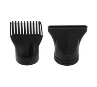 MAJORMENCH 2pcs Hair Dryer Nozzle Attachments Set Comb Vent, Plastic Salon Hair Tool Concentrator Nozzles for Precise Styling and Blow Drying in Professional Hairdressing