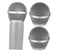 MAJORMENCH 2pcs Metal Grille for Microphone Replacement Grille Heads for Vocal Dampener Use