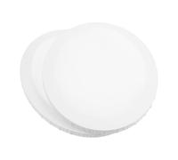 MAJORMENCH 2pcs Oval Irregular Oil Painting Panels with Cotton Cloth and Fiber Density Plate Creative White Canvas Boards for Acrylic and Oil Painting for DIY and Student Artists