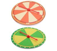 MAJORMENCH 2pcs Party Prize Wheel Turntable Lottery Wheel with Sturdy Plastic Material and Lightweight Design, Suitable for Christmas and Wedding Party Games, Can be Hung the Wall