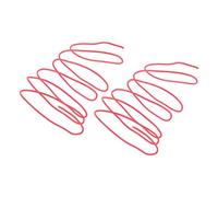 MAJORMENCH 2pcs Shielded Silicone Copper Pickup Wire for Electric Bass Guitar Repair Flexible High Conductivity Patch Cord for Precise Sound Transmission Compatible Vintage Wiring Parts